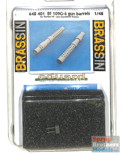 EDU648401 1:48 Eduard Brassin Bf 109G-6 Gun Barrels (TAM kit)