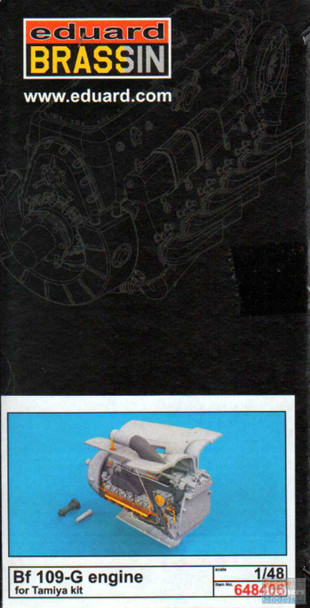 EDU648406 1:48 Eduard Brassin Bf 109G Engine (TAM kits)