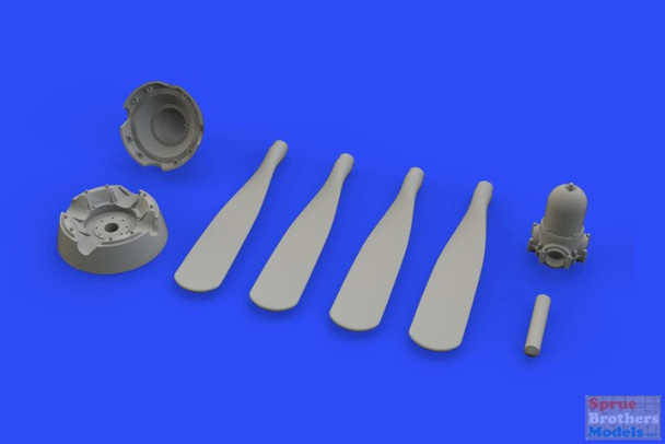 EDU648488 1:48 Eduard Brassin P-51D Mustang Hamilton Standard Uncuffed Propeller (EDU kit)