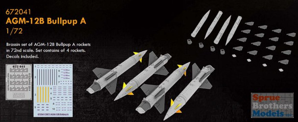 EDU672041 1:72 Eduard Brassin AGM-12B Bullpup A Missile Set