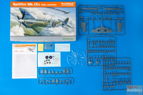 EDU70121 1:72 Eduard Spitfire Mk.IXc Late Version ProfiPACK Edition