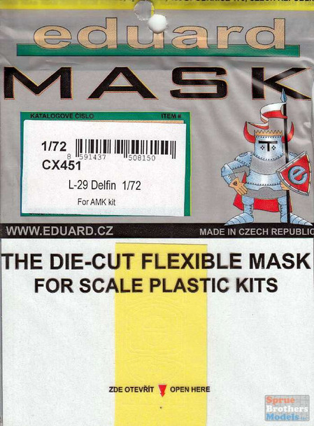 EDUCX451 1:72 Eduard Mask - L-29 Delfin (AMK kit)