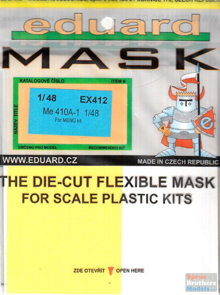 EDUEX412 1:48 Eduard Mask - Me 410A-1 (MNG kit)