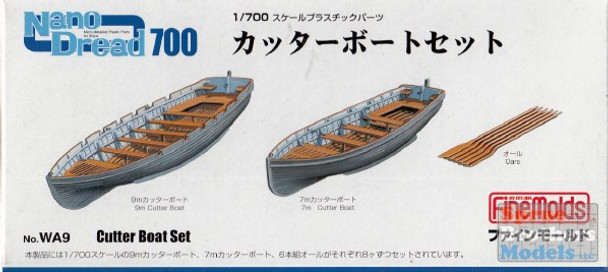FNMWA09 1:700 Fine Molds Cutter Boat Set