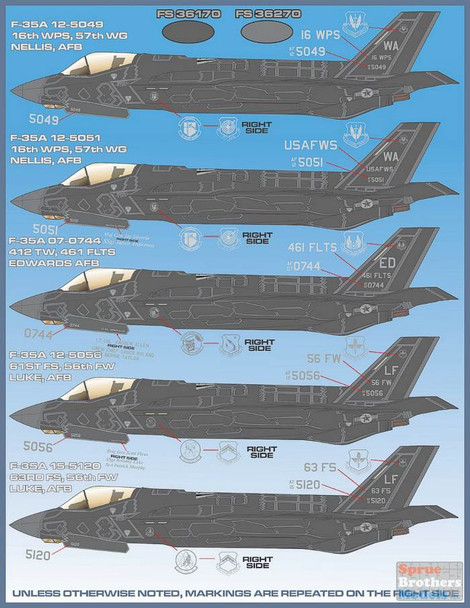 FUR32003 1:32 Furball Aero Design F-35A Lightning II Anthology "Big Scale Lightning II's"
