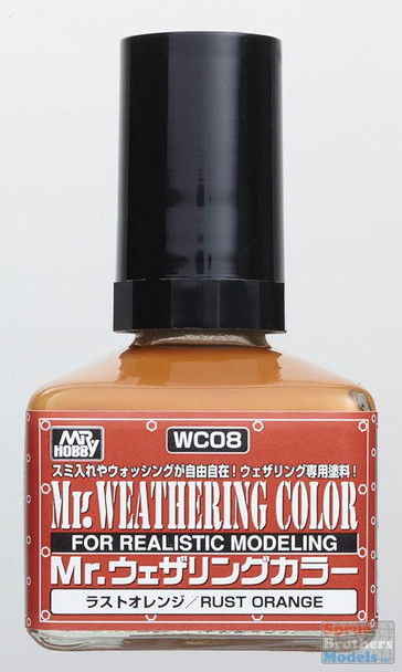 GUNWC08 Gunze Sangyo Mr Weathering Color - Rust Orange 40ml