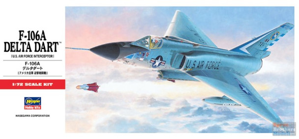 HAS00341 1:72 Hasegawa F-106A Delta Dart