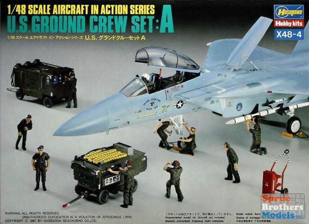 HAS36004 1:48 Hasegawa US Ground Crew Set A