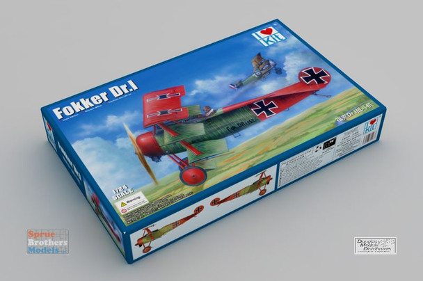 ILK62403 1:24 I Love Kit Fokker Dr.I