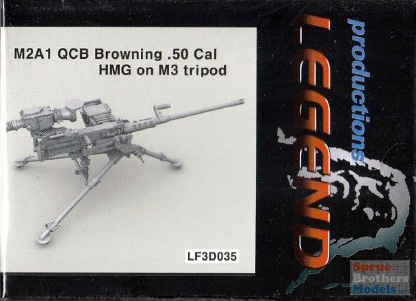 LEG3D035 1:35 Legend M2A1 QCB Browning .50 Cal HMG on M3 Tripod