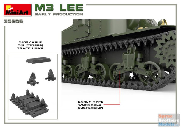 MIA35206 1:35 Miniart M3 Lee Early Production [Interior Kit]