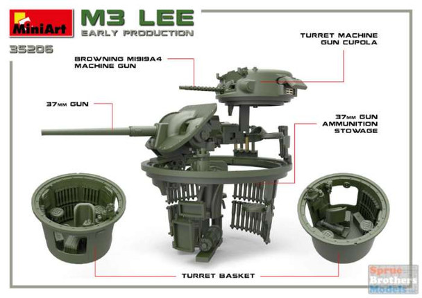 MIA35206 1:35 Miniart M3 Lee Early Production [Interior Kit]