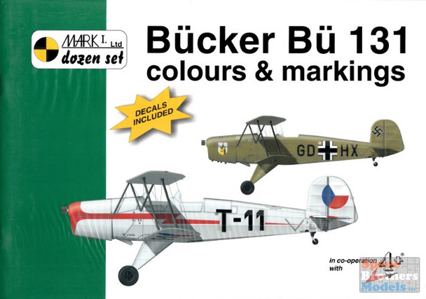 MKD72003 1:72 Mark I Ltd Colors & Markings - Bucher Bu 131