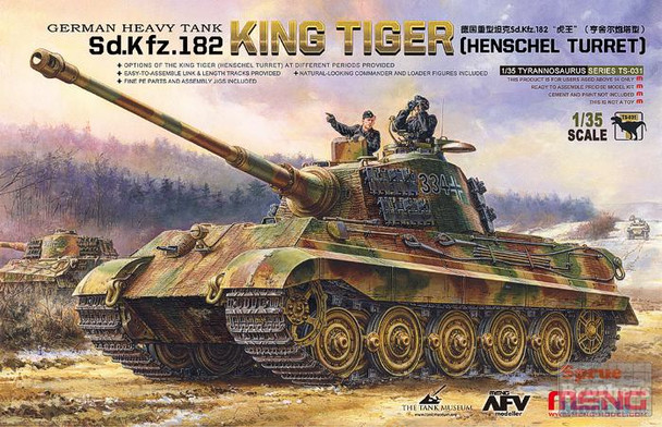 MNGTS031 1:35 Meng Sd.Kfz.182 King Tiger (Henschel Turret)