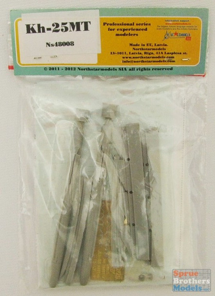 NSMNS48008 1:48 North Star Models Kh-25MT (Karen-10) Missile Set with APU-68 Pylon #NS48008