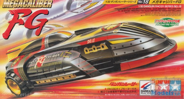 TAM17618 1:32 Tamiya Dungun Racer Megacaliber FG DR-18 - Sprue