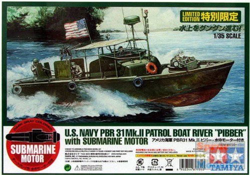 TAM89735 1:35 Tamiya US Navy PBN 31 Mk II Patrol Boat Pibber with