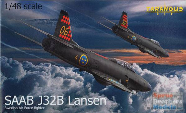 TARTA4802 1:48 Tarangus SAAB A32B Lansen Swedish Air Force Fighter