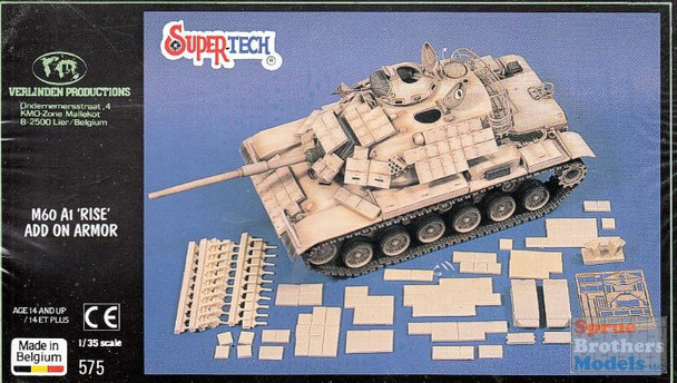 VER0575 1:35 Verlinden M60A1 Rise Add On Armor
