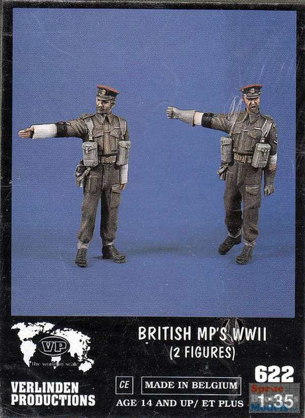 VER0622 1:35 Verlinden Figure Set - British MPs WWII  (2 Figures)