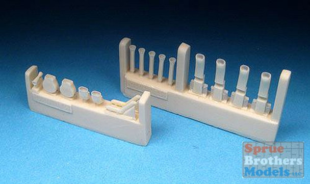 BARBR72196 1:72 BarracudaCast Blenheim Mk.I-V Intakes & Exhausts Set (AFX kit)