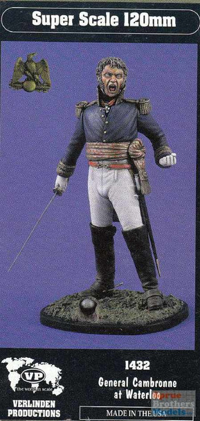 VER1432 120mm Verlinden Figure - General Cambronne at Waterloo