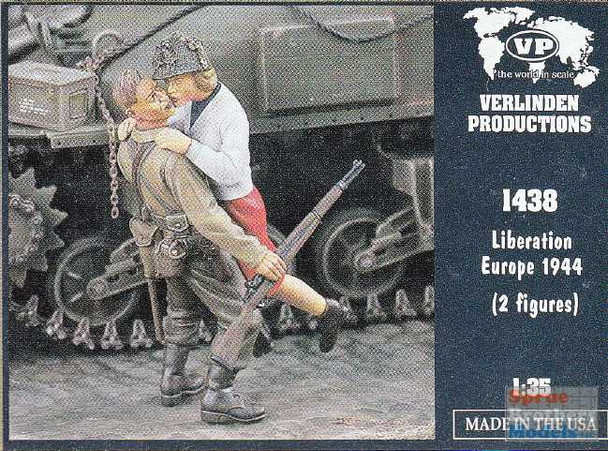 VER1438 1:35 Verlinden Liberation Europe 1944 Figure Set (2 figures)
