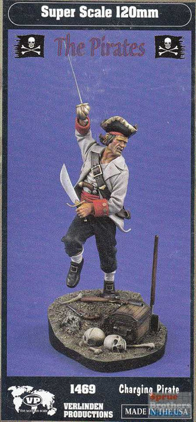 VER1469 120mm Verlinden Figure - Charging Pirate