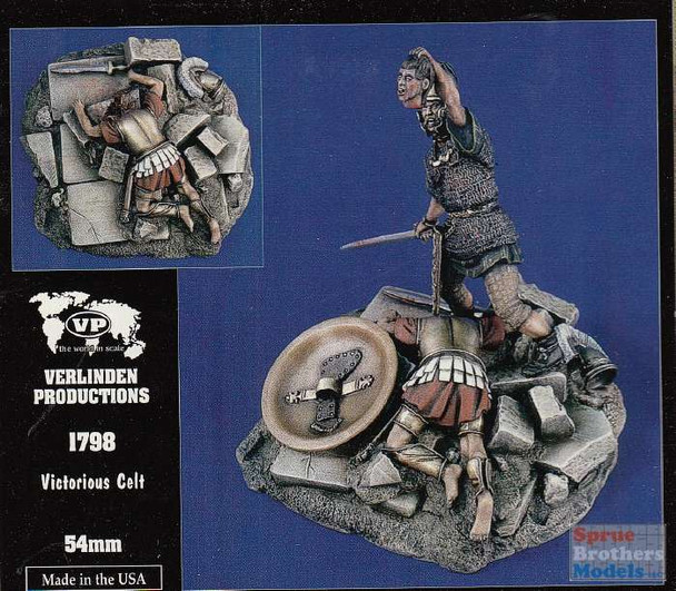 VER1798 54mm Verlinden Vignette - Victorious Celt