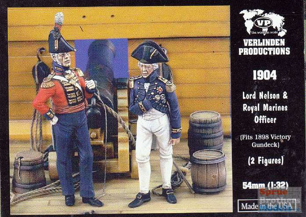 VER1904 1:35 Verlinden Figure Set - Lord Nelson & Royal Marines Officer (2 figures)