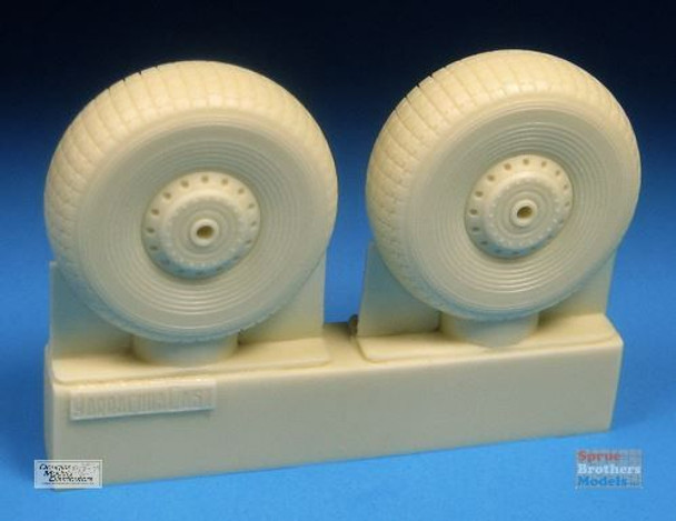 BARBR72415 1:72 BarracudaCast Lancaster Main Wheels Block Tread