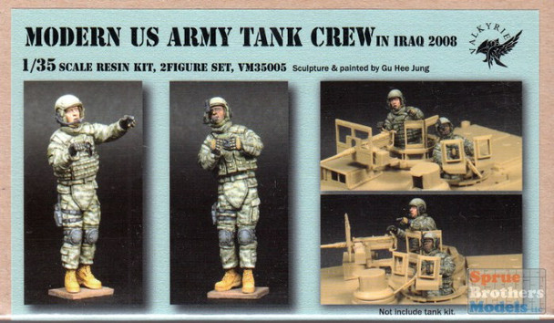 VLKVM35005 1:35 Valkyrie Models - Modern US Army Tank Crew in Iraq 2008 (2 Figure Set)