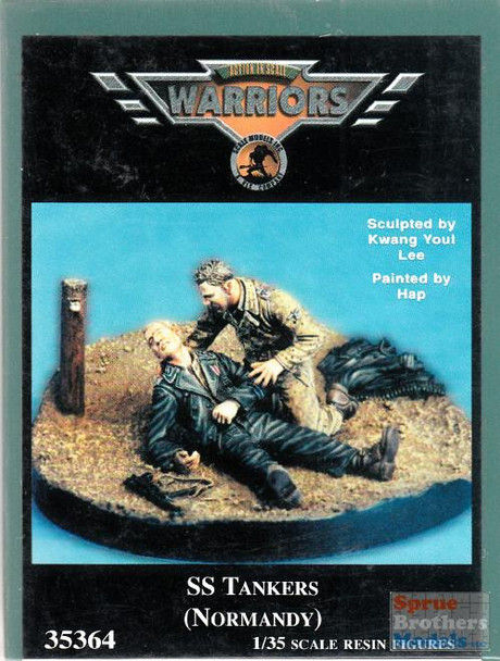 WAR35364 1:35 Warriors Waffen SS Tankers (Normandy) Figure Set