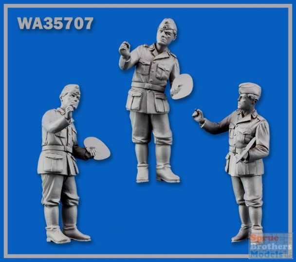 WARN35707 1:35 Warriors Scale Models Figure: German Combat Artist
