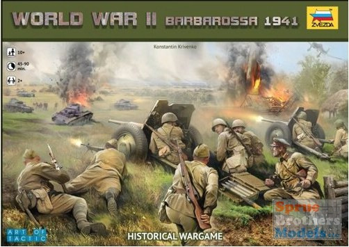 ZVE6134 Zvezda Historical Wargame - World War II Barbarossa 1941