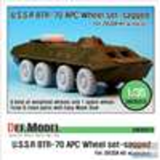 DEFDW35013 1:35 DEF Model USSR BTR-70 APC Sagged Wheel Set (ZVE kit) #DW35013