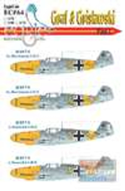 ECL72064 1:72 Eagle Editions Bf109F-4 Graf & Grislawski Part 1 #72064