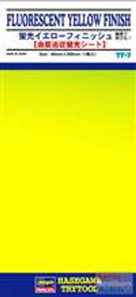 HAT71807 Hasegawa Fluorescent Yellow Finish Detail Up Vapor Deposition Sheet #71807 TF-7