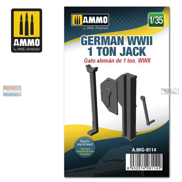 AMM8114 1:35 AMMO by Mig German WWII 1 Ton Jack