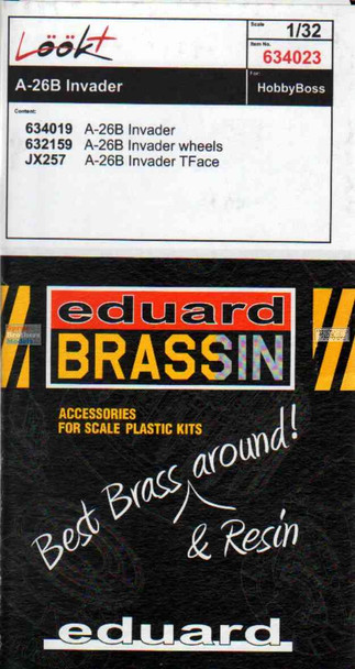 EDU634023 1:32 Eduard LookPlus - A-26B Invader Detail Set (HBS kit)