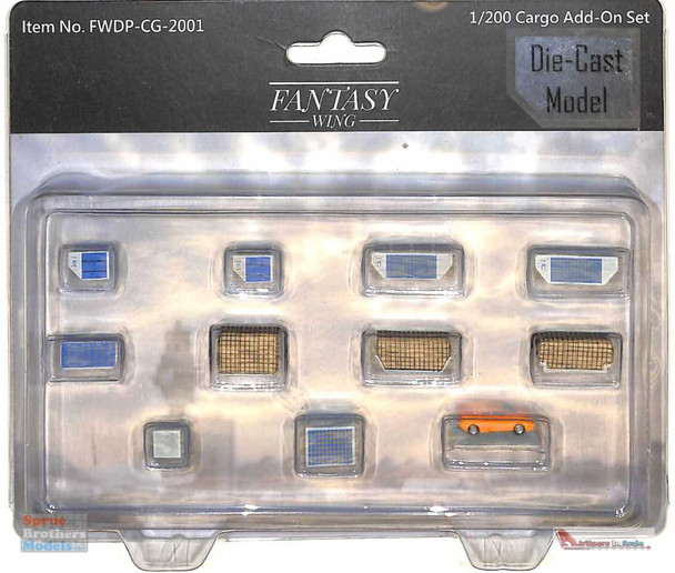 FTWCG2001 1:200 Fantasy Wings Cargo Add On Set (11 pcs) (pre-painted/pre-built)