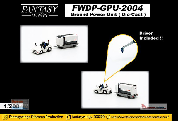 FTWGPU2004 1:200 Fantasy Wings Ground Power Unit (pre-painted/pre-built)