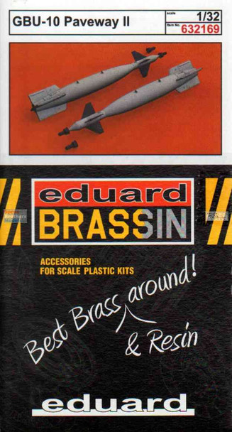 EDU632169 1:32 Eduard Brassin GBU-10 Paveway II Bomb Set