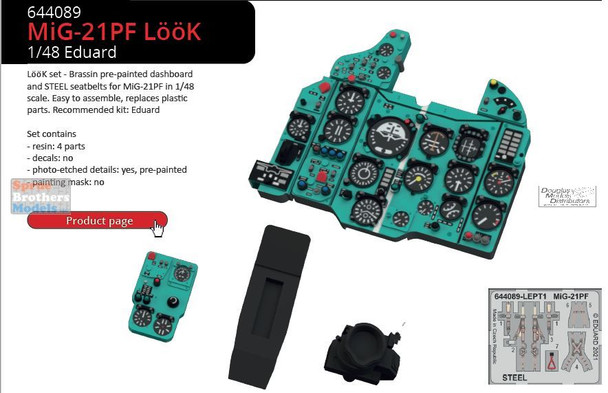 EDU644089 1:48 Eduard Look - MiG-21PF Fishbed (EDU kit)