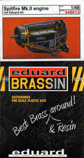 EDU648613 1:48 Eduard Brassin Spitfire Mk.II Engine Set (EDU kit)