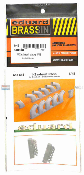 EDU648618 1:48 Eduard Brassin IL-2 Stormovik Exhaust Stacks