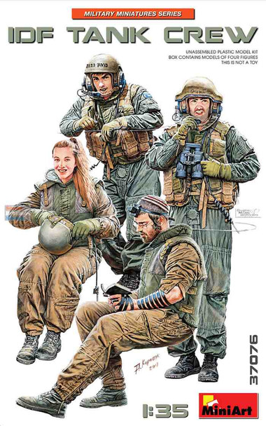 MIA37076 1:35 Miniart IDF Tank Crew