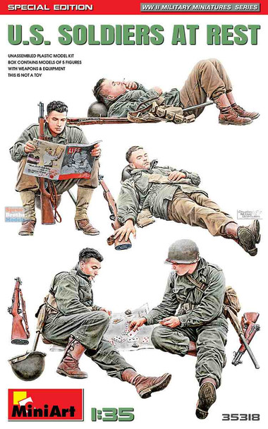 MIA35318 1:35 Miniart U.S. Soldiers At Rest