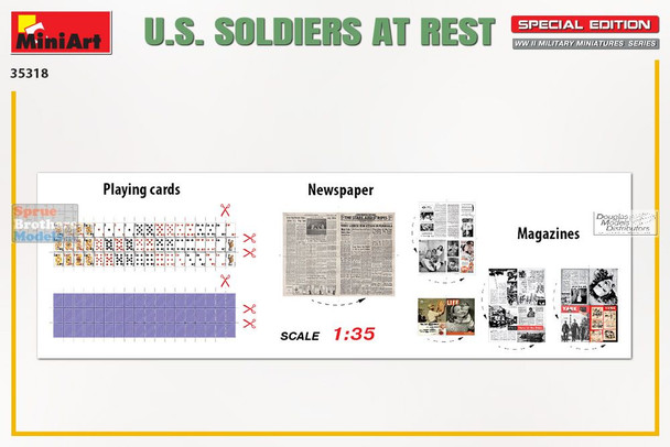 MIA35318 1:35 Miniart U.S. Soldiers At Rest