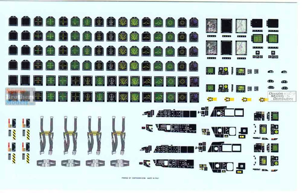 FUR48075 1:48 Furball Aero Design F-18E F-18F Super Hornet EA-18G Growler Cockpit Detail Set (HAS kit)